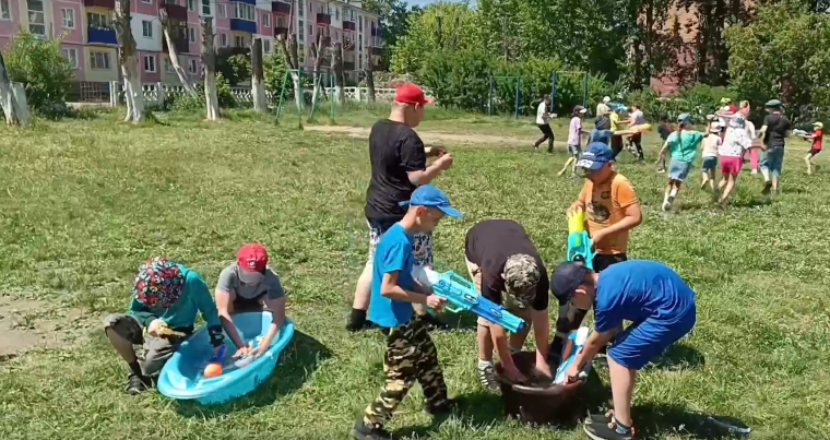 Водная битва.